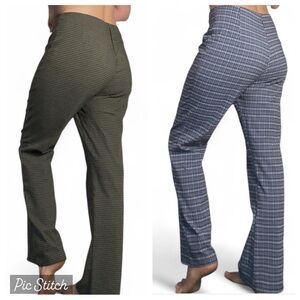 Bundle of Vintage 90s Plaid Bootcut Pants 6